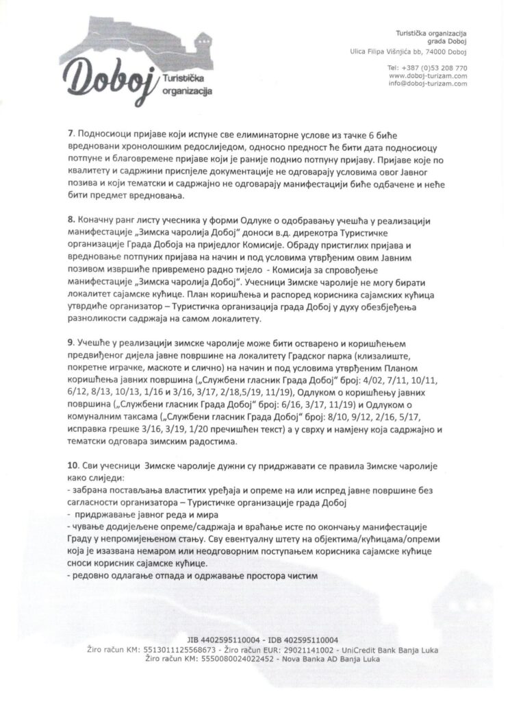 zimska čarolija doboj 2025