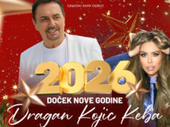 DOBOJ: Praznična čarolija u Doboju; Nova 2026. uz Dragana Kojića Kebu (FOTO)