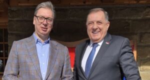 Dodik sa Vučićem: Zajedno nastavljamo da čuvamo mir, jačamo saradnju i gradimo sigurniju budućnost za sve