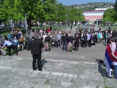 DOBOJ: Obilježena 81 godina od oslobođenja grada u Drugom svjetskom ratu (FOTO)