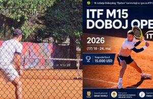 DOBOJ: Danas počinju kvalifikacioni mečevi za ITF M15 turnir “Doboj open 2026”